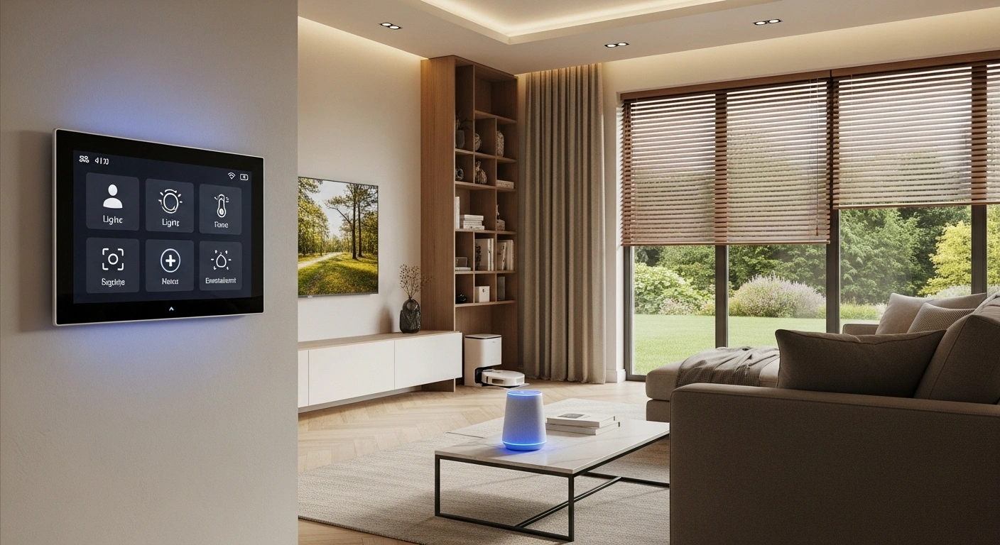 Commercial electrical panel with organized wiring and circuit breakers